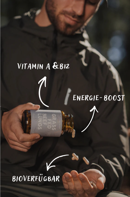 Poumons de bœuf bio séchés en capsules