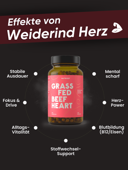 Cœur de bœuf bio séché en gélules