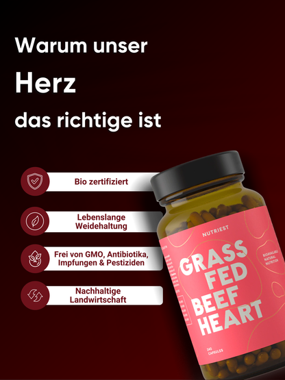 Cœur de bœuf bio séché en gélules