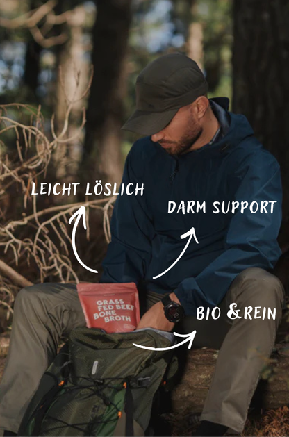 Poudre de bouillon d'os de bœuf bio