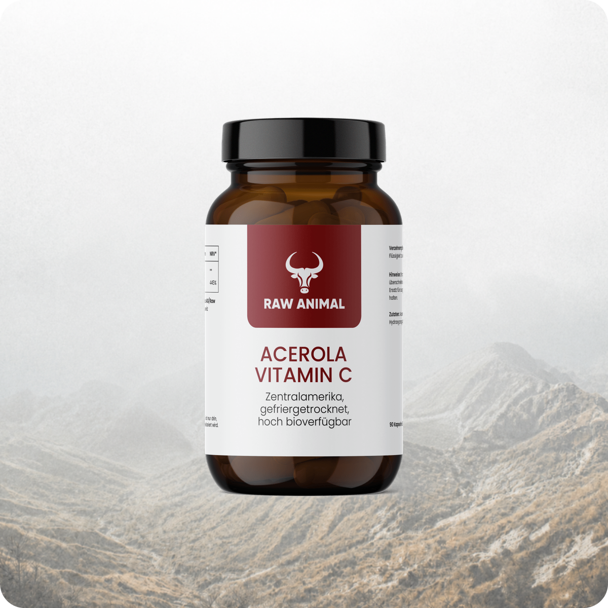 Acerola Vitamin C Kapseln aus dem Antioxidantien-Trio