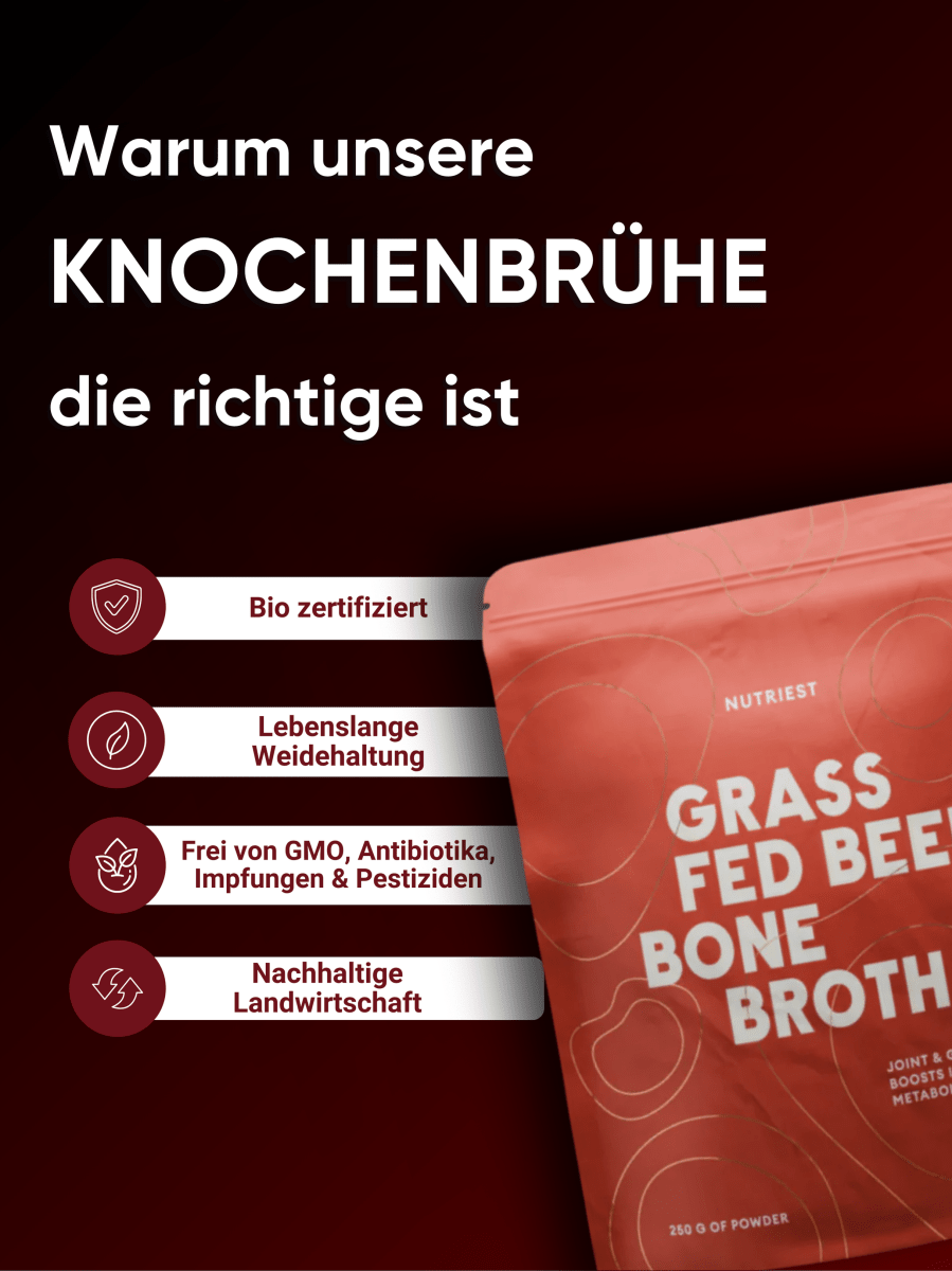 Bio Weiderind Knochenbrühe Pulver NUTRIEST - Raw Animal
