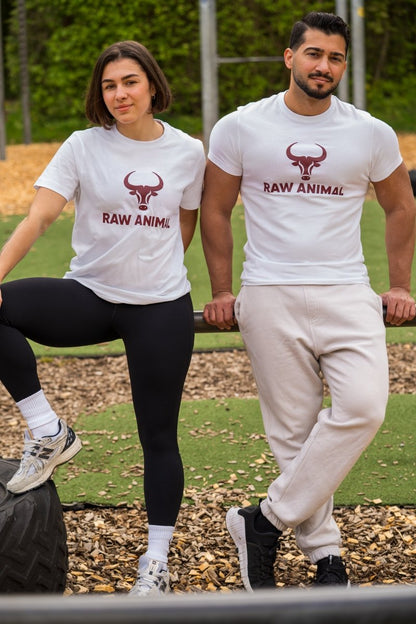 Das Raw Animal T-Shirt in klassischem Weiss Raw Animal - Raw Animal