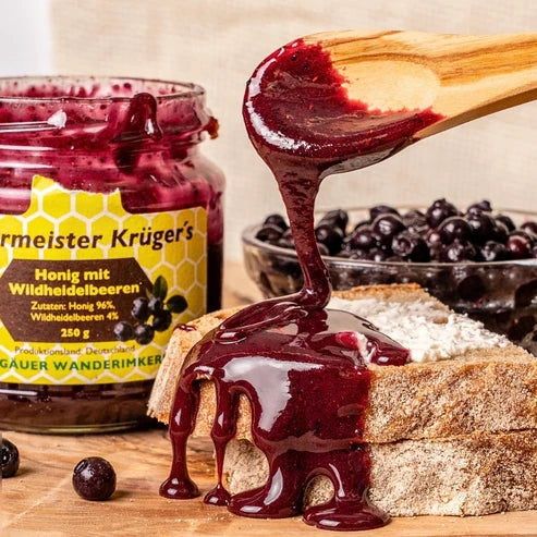 Honey with wild blueberries 250g