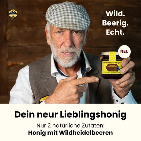 Honey with wild blueberries 250g