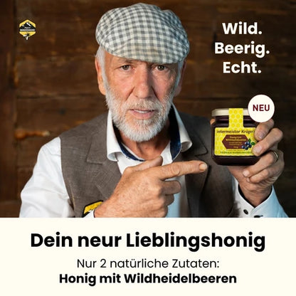 Honey with wild blueberries 250g